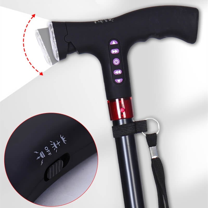 🎁TikTok Last Day Sale - 70% OFF🔥Smart Walking Cane With Automatic Alarm When The Elderly Fall Down