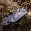 Pocket Knife Full Edge Spear Point Recurve Blade + Glass Breaker & Cord Cutter