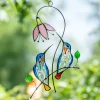 (🌲EARLY CHRISTMAS SALE - 49% OFF) Glass window hangings Christmas gift Stained glass bird suncatcher