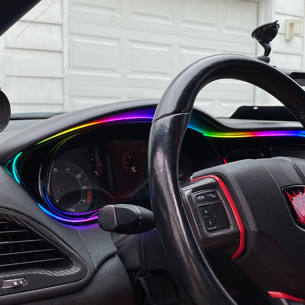 Flow Series LED Interior Dash Trim Ambient Lighting + Footwell Lighting Kit