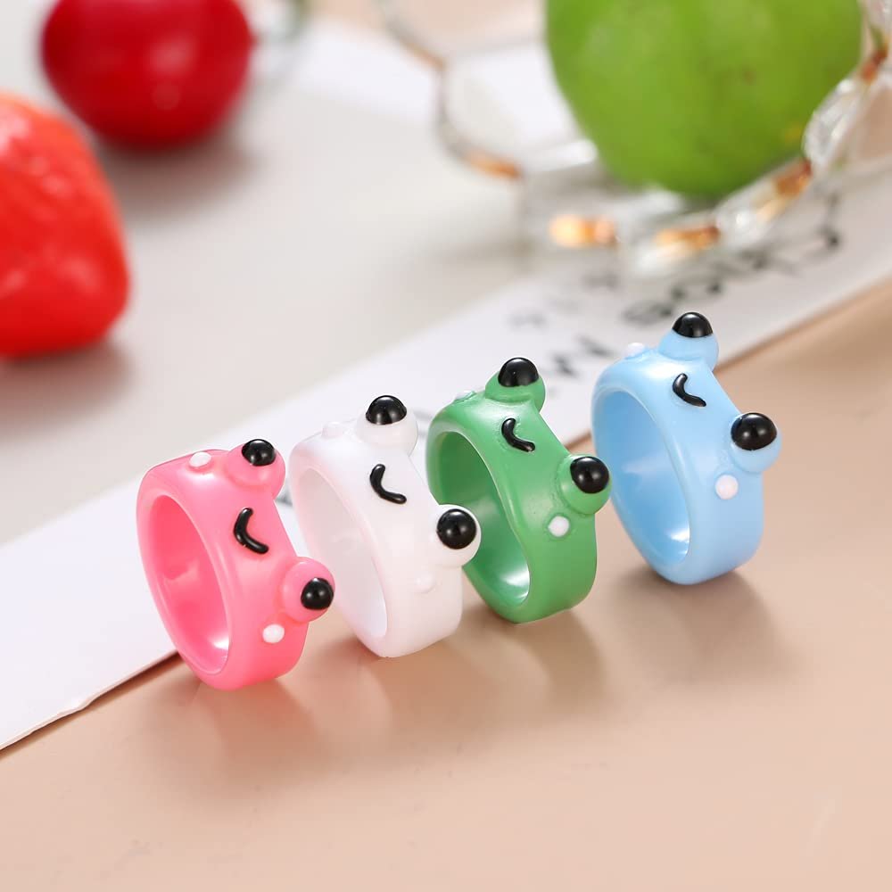 (🔥Last Day Promotion- 49% OFF) Cute Smile Frog Rings- Buy 1 Get 1 Free Now