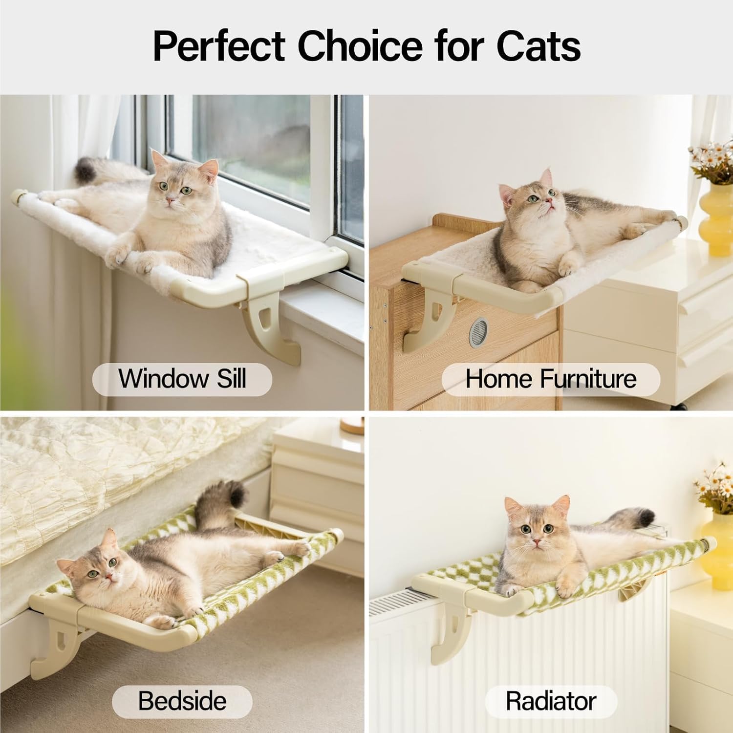 🔥Last Day Promotion 50% OFF🔥Cuddle Nest Bedside Cat Hammock