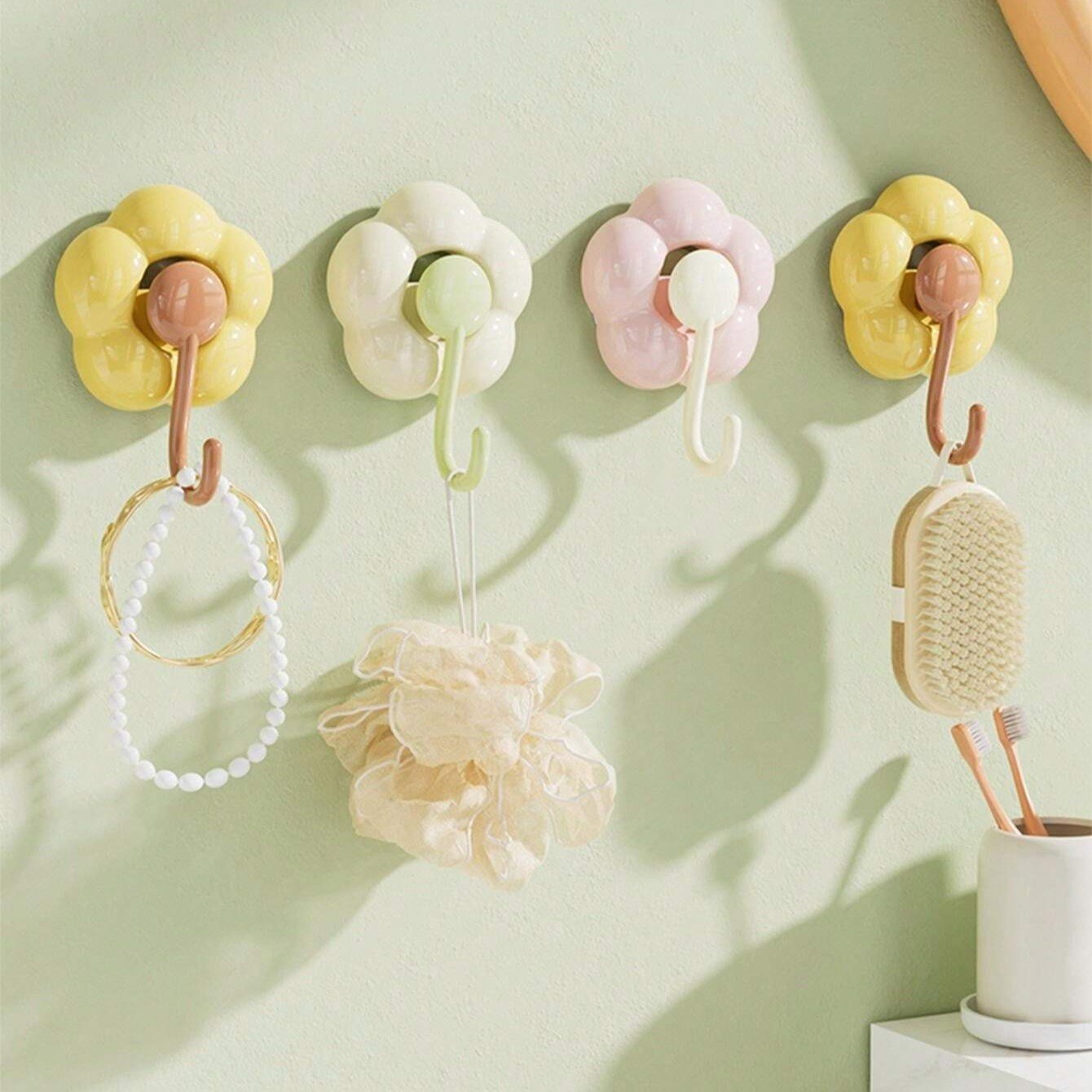 (🔥Last Day Promotion 50% OFF) Flower Suction Cup Hook