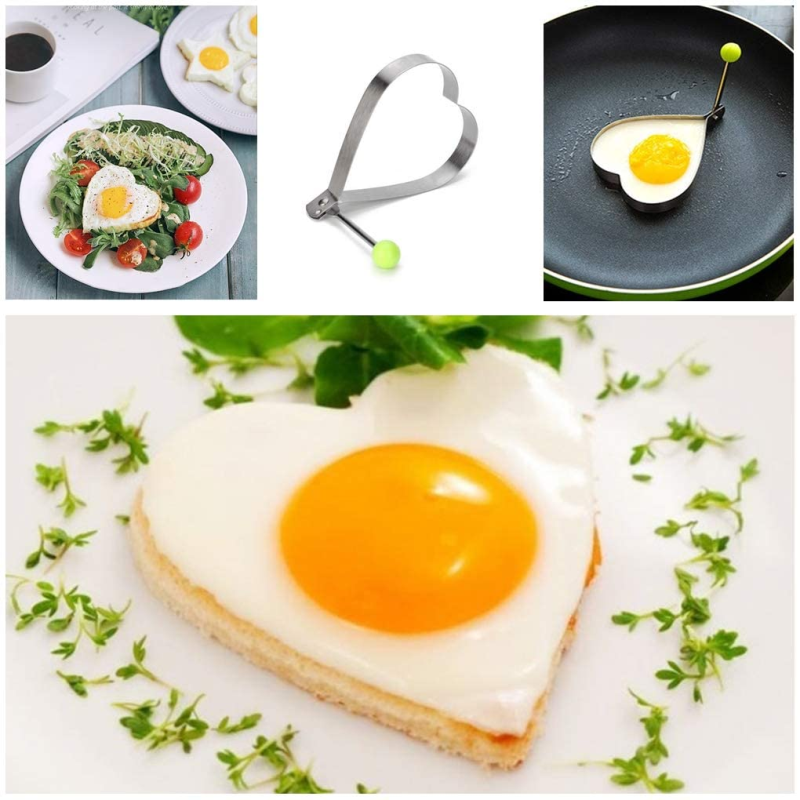 🔥(Mother's Day Hot Sale - 50% OFF) Stainless Steel Fried Egg Mold - BUY 4 GET 2 FREE