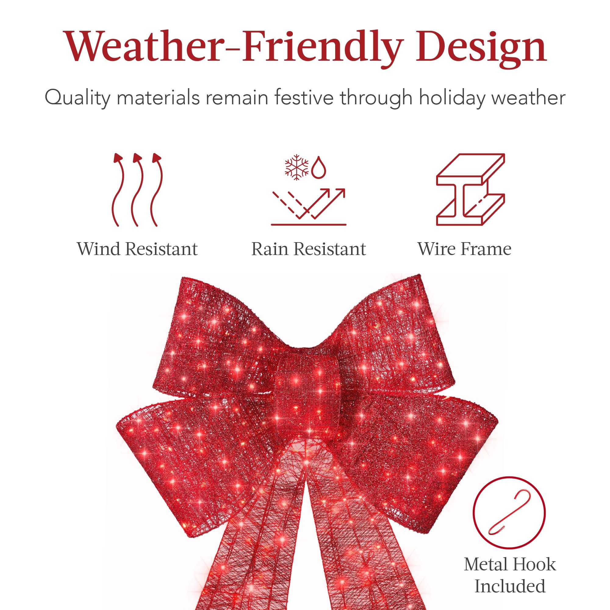 🔥Last Day Promotion 50% OFF🔥​​​LIT CHRISTMAS BOW ​​