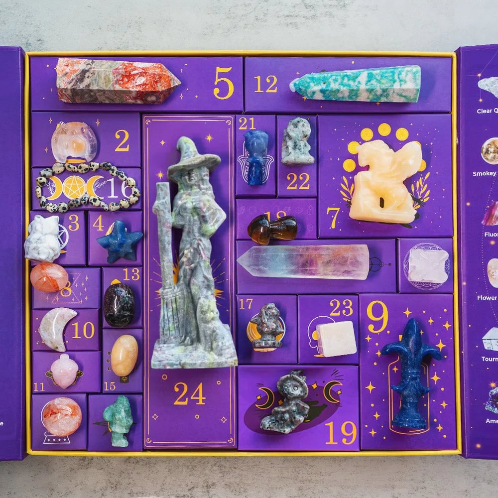 🔥TikTok Last Day Sale - 70% OFF🎉🎃Reiki Crystal Halloween Countdown Gift Box🔮The Magic of Healing and Energy Transfer!