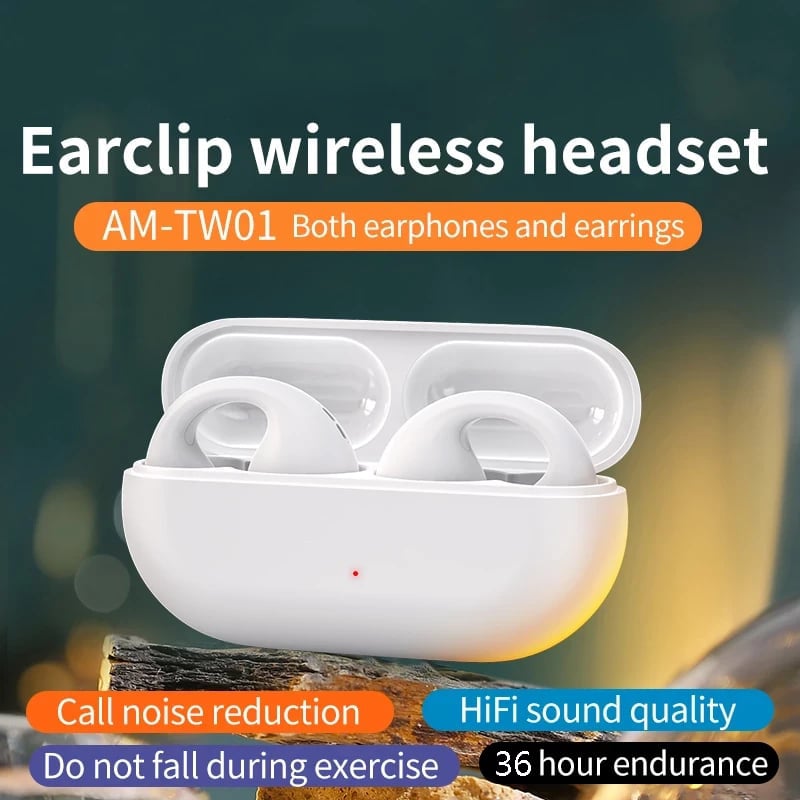 🔥(HOT SALE - 49% OFF) Wireless Ear Clip Bone Conduction Headphones - BUY 2 FREE SHIPPING