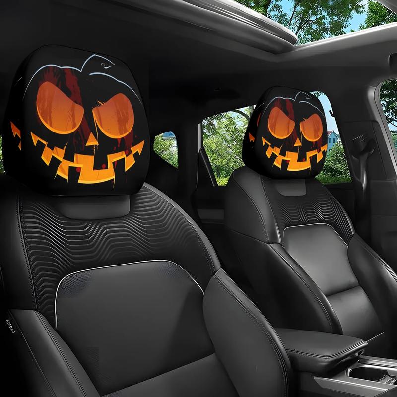Last Day Promotion 70% OFF - 😆Funny Cartoon Car Headrest Covers – 2PCS Universal Fit 🚗