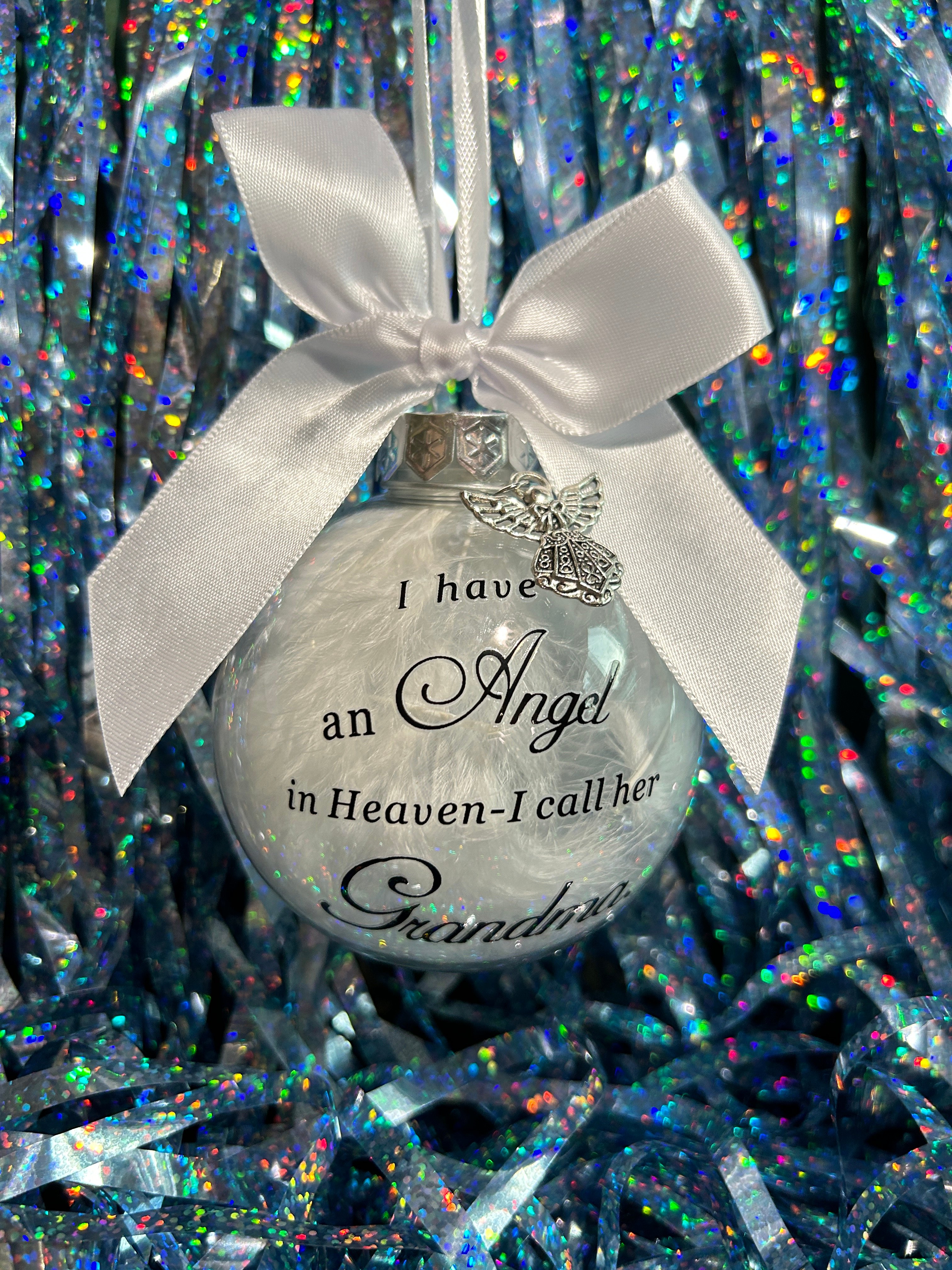 It's all handmade - Angel In Heaven Memorial Ornament
