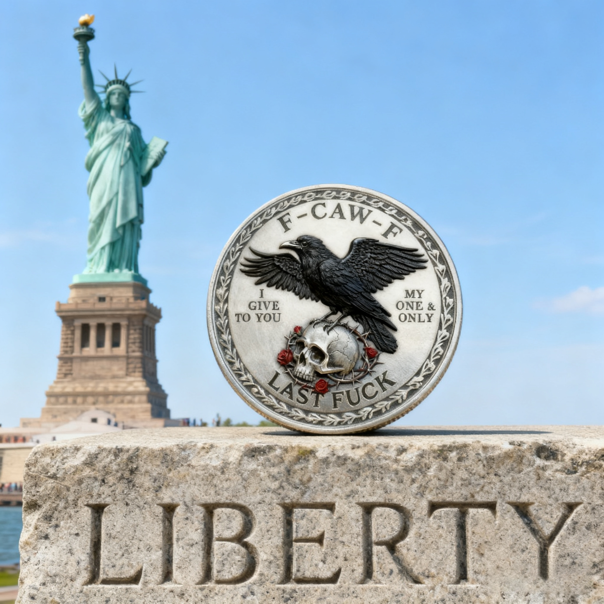 💥The F-CAW-F Coin — For Those Who Laugh at Life and Give Zero F*cks!