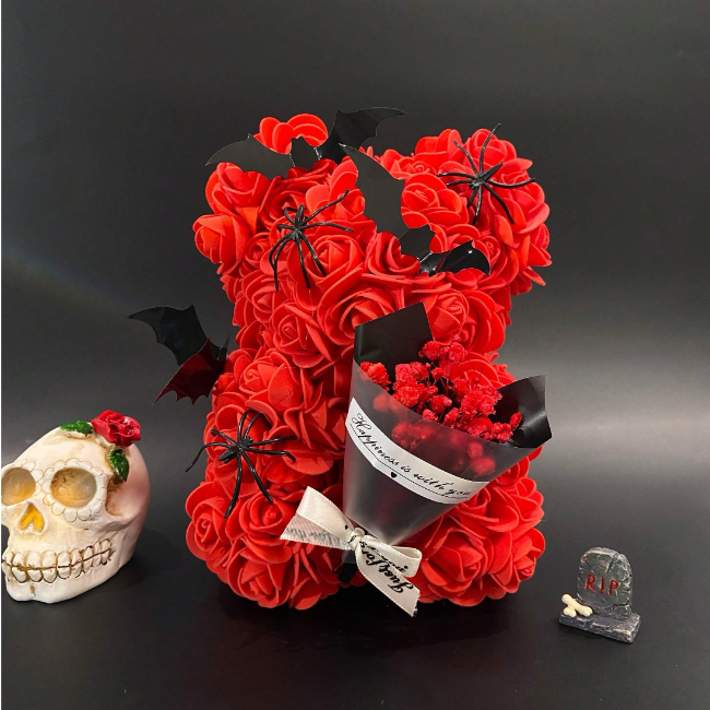 🔥Last Day Promotion - 60% OFF🎁🎃🌹🧸Halloween Eternal Rose Bear🧸