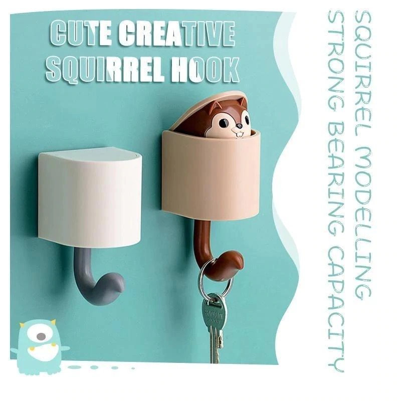 SUMMER HOT SALE 48% OFF🔥 - Cute Creative Squirrel Hook(🔥🔥BUY 3 GET EXTRA 15% NOW)