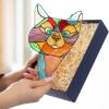 🔥CHRISTMAS SALE 70% OFF🎄Handmade Stain Cat Suncatcher For Window