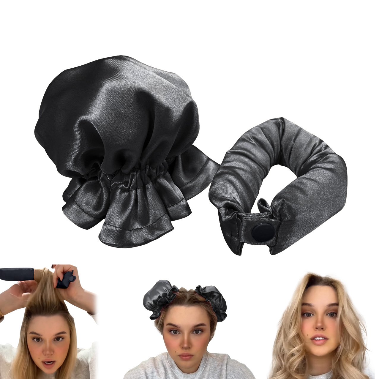 (🔥Last Day Promotion 50% OFF) Satin Heatless Curling Set