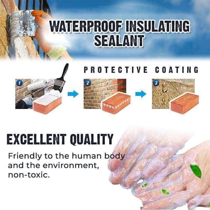 (🔥LAST DAY PROMOTION - SAVE 49% OFF) Waterproof Insulating Sealant(Gift Free Brushes)