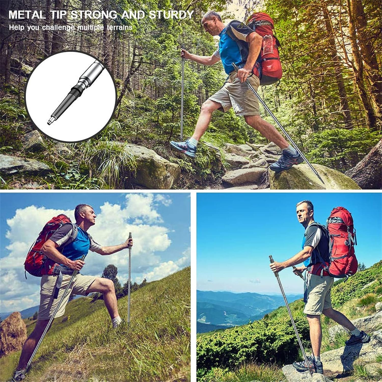 🎁TikTok Last Day Sale - 70% OFF🔥Multifunctional Trekking Pole – Built for Adventure⛰️