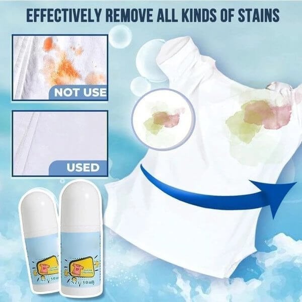(🔥Last Day Promotion - SAVE 50%OFF) Magic Stain Remover Rolling Bead - BUY  3 GET 2 FREE