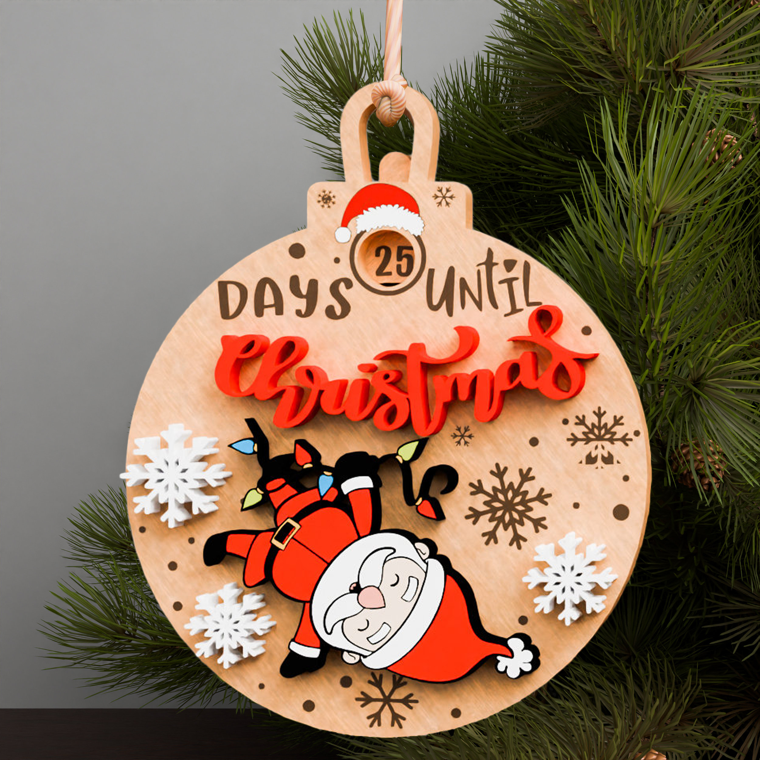 🎅Rotating Christmas Countdown Ornaments🎁Buy 3 get Extra 15% OFF & Free Shipping