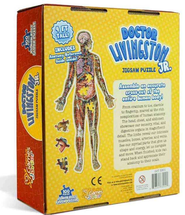 ⏰LAST DAY SALE 50% OFF🔥Kid's 100 Piece Human Body Floor Puzzle