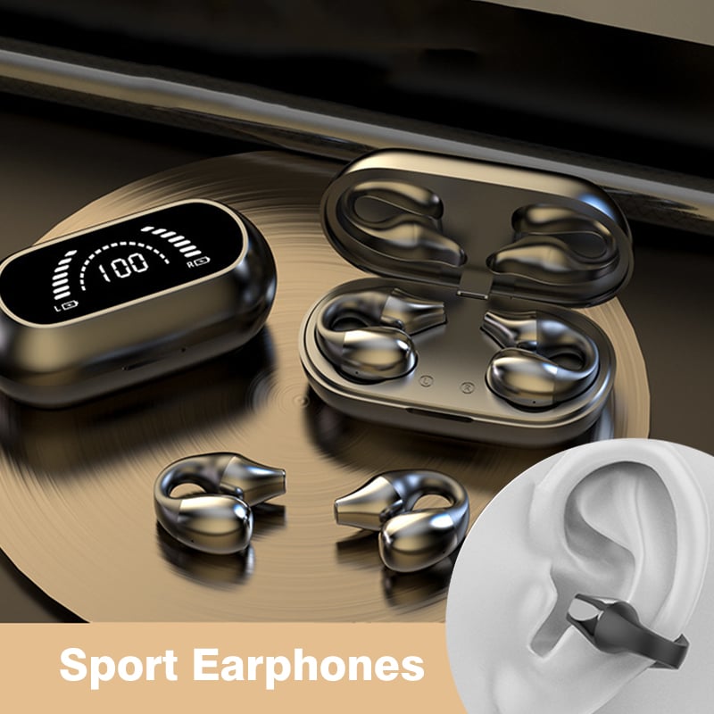 🎁Last Day Sale 70% OFF🎁 Wireless Ear Clip Bone Conduction Headphones🎧-⭐⭐Buy 2 Get Extra 20% OFF