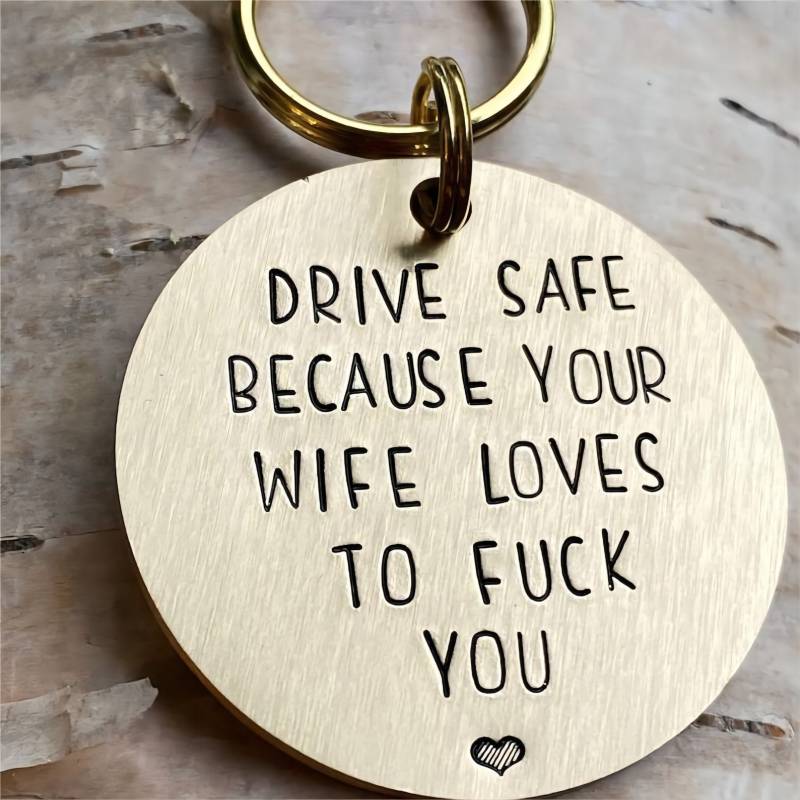 💖Funny Engraved Keychain-A Special Gift For Your Love