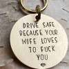 💖Funny Engraved Keychain-A Special Gift For Your Love