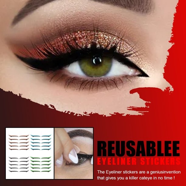 ⚡⚡Last Day Promotion 48% OFF - Reusable Eyeliner Stickers🔥BUY 3 GET 3 FREE