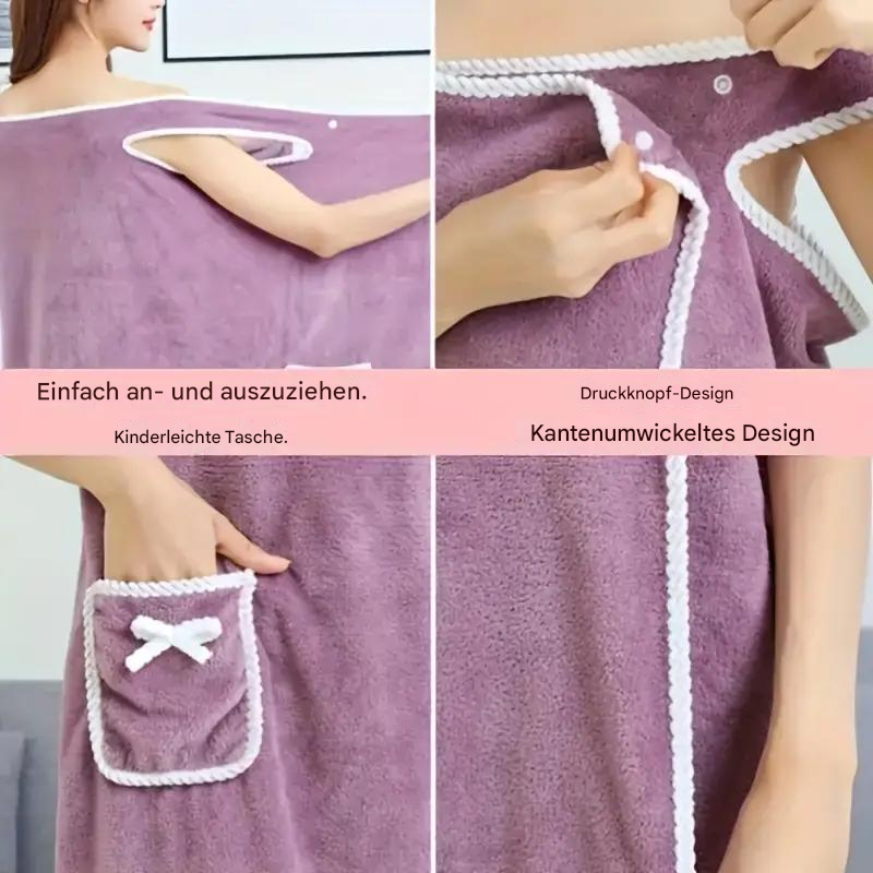 🔥Letzter Tag Verkauf 49% Rabatt🎁Tragbarer Duschrock für Damen in Übergröße