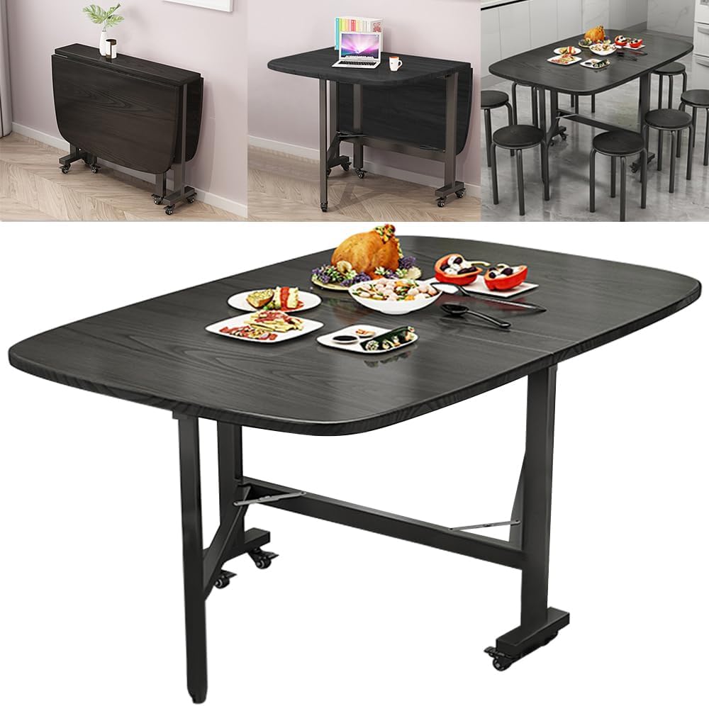 Multifunction Table Drop Leaf Dining Table - 47