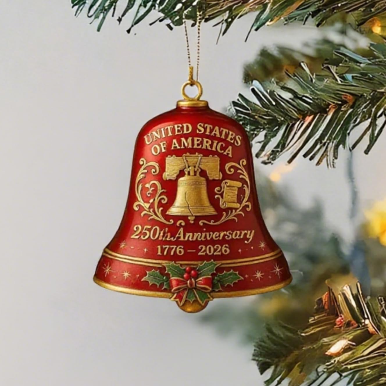 ⏰LAST DAY SALE 50% OFF🔔United States 250th Anniversary Bell Ornament