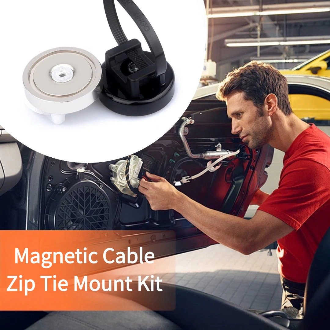 🔥Father's Day Sale 49% OFF - Magnetic Cable Zip Tie Mount Kit