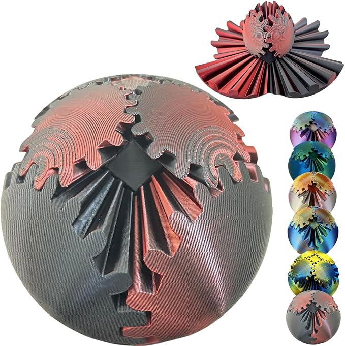 🔥Flash Sale-50% OFF Buy More Save More GearSphere - The Steampunk Whirling Wonder Fidget (Gear Ball)
