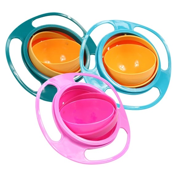 Buy 3 Free Shipping TODAY! Spill-Proof Baby Snack Bowl
