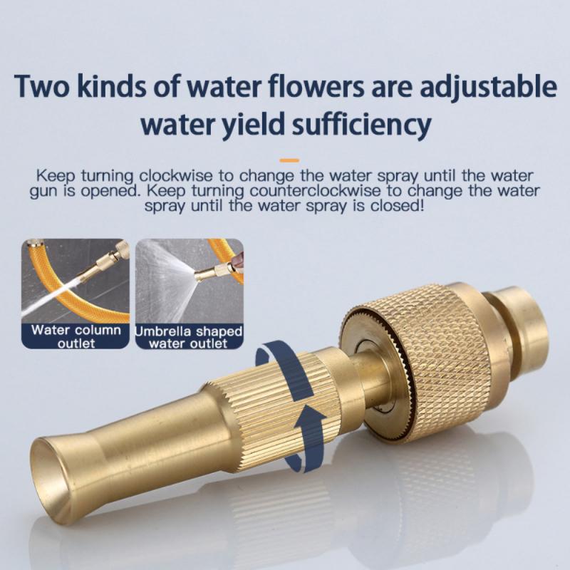 (Early XMAS Sale- 50% OFF) Brass Adjustable Garden Water Gun