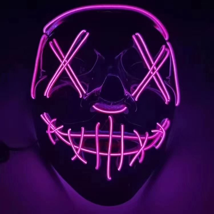 🔥Last Day Promotion - 60% OFF🎁🎃👹Halloween LED Glowing Mask👻