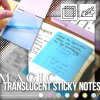 (🎄Christmas Hot Sale - 48% OFF)Multibey Transparent Sticky Notes