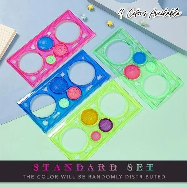 (Early Mother's Day Sale- SAVE 48% OFF) Spirograph Geometric Ruler Set(BUY 2 GET 2 FREE NOW)