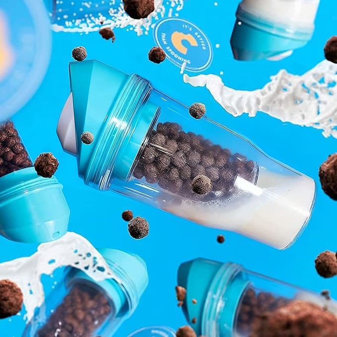 🎁TikTok Last Day Sale - 70% OFF✨🥣Portable Cereal Cup – The Ultimate On-the-Go Breakfast Revolution! 🥛