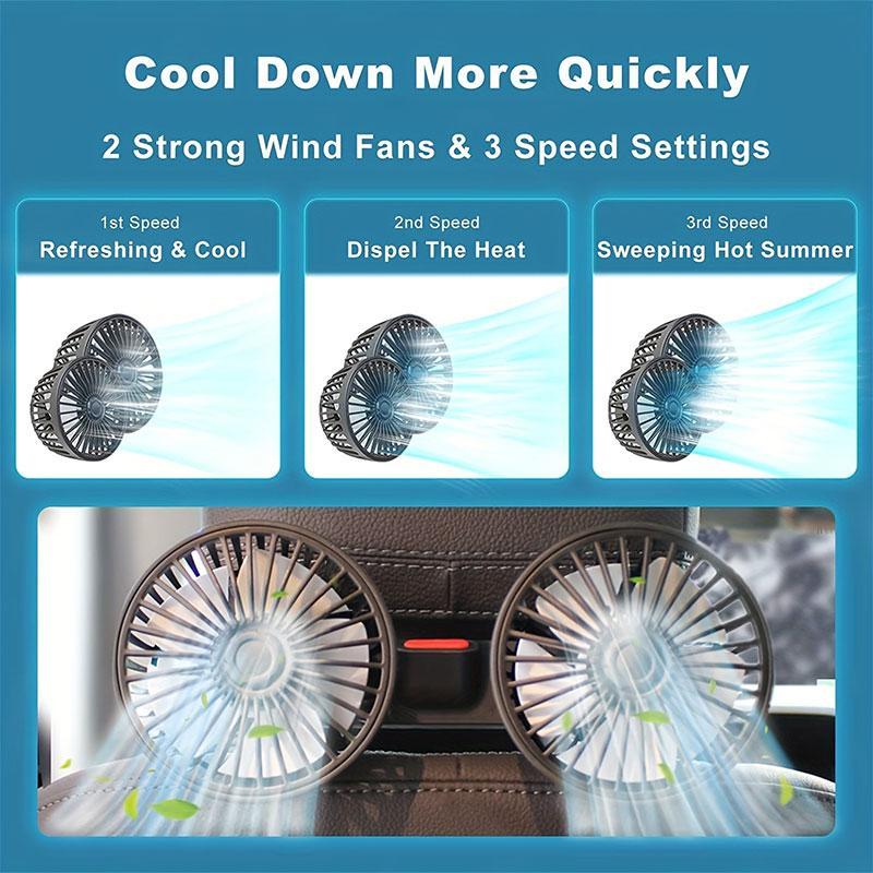 🎁Last Day Promotion 49% OFF🎁Adjustable Car Backseat Fan