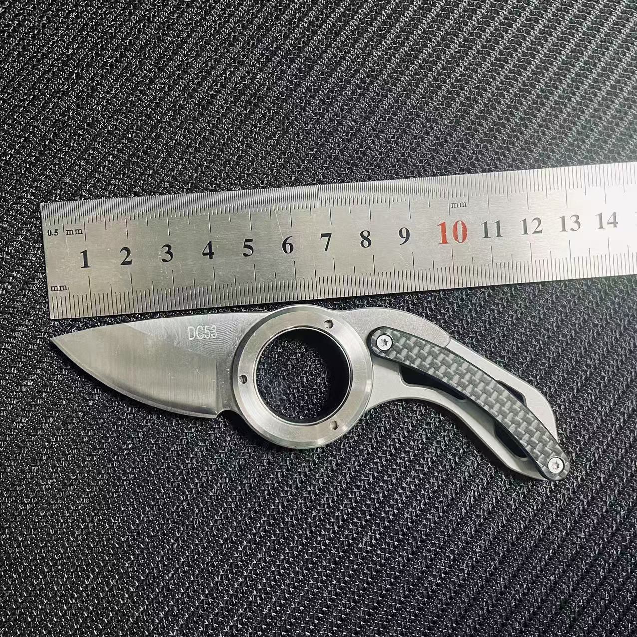 Ring Mini Self-Defense Mechanical Folding Knife