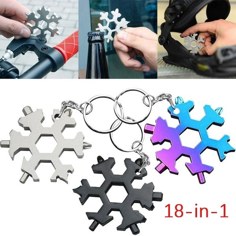 (🎄Early Christmas Sale - 48% OFF) 18-in-1 Snowflake Multi-tool, BUY 2 FREE SHIPPING