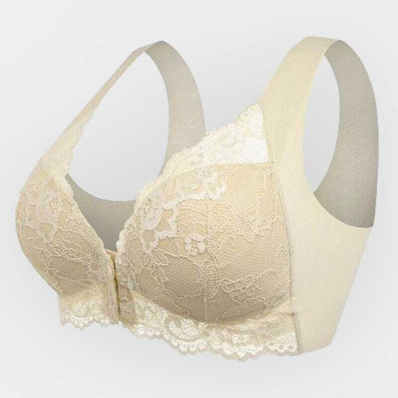 🎁LAST DAY 45% OFF🎁Front Closure 5D Shaping Push Up Bra – Seamless, Beauty Back, Comfy