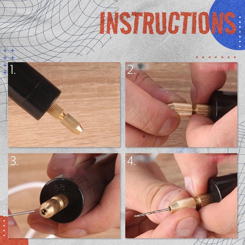 (🎄Christmas Hot Sale🔥🔥)DIY Drilling Electric Tool