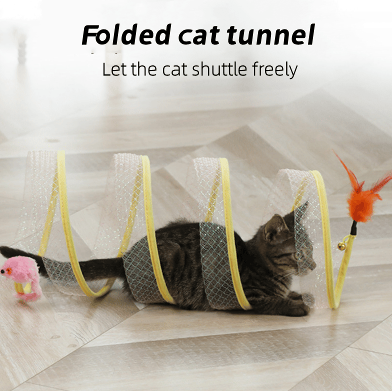 🔥Last Day Promotion -Save 69% OFF🔥S-Type Cat Tunnel Toy-Buy 2 Free Shipping