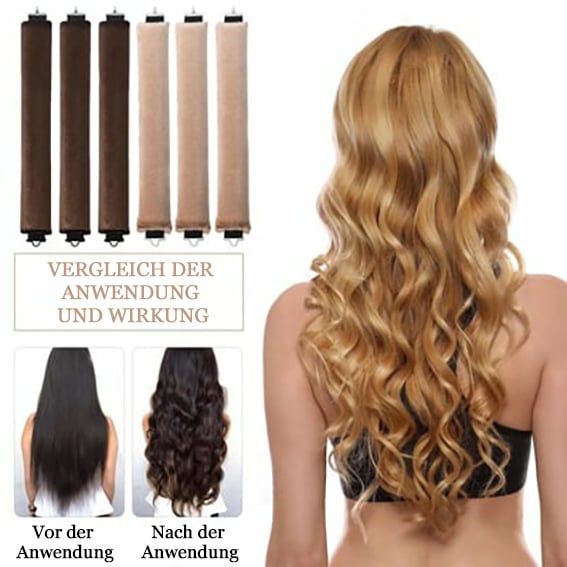 🔥Satin Hitzefreies Lockenwickler-Set