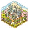 3D Sticker Scene,Make a Sunshine Greenhouse|Coffee Shop|Candy House|Clothing Shop