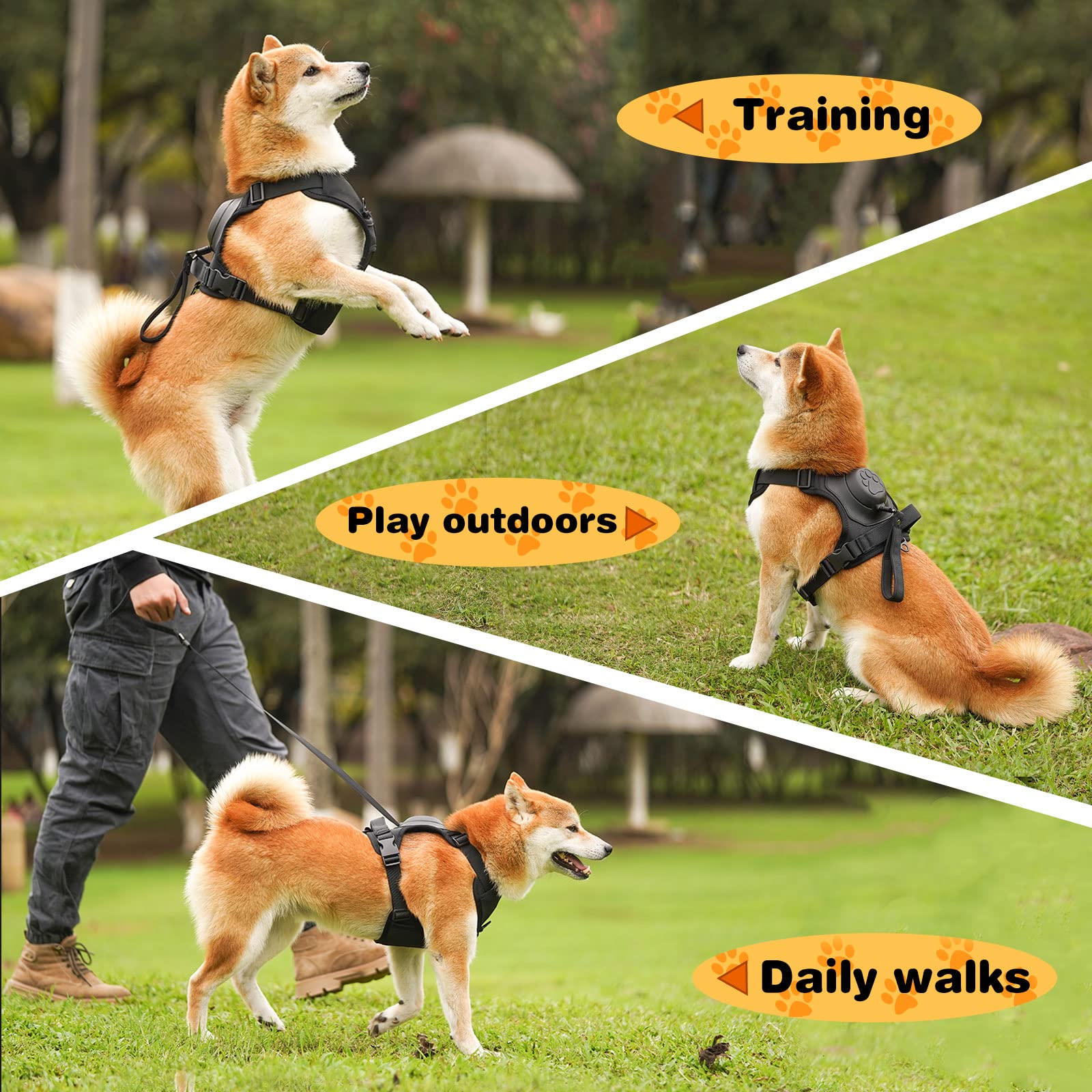 🔥2023 HOT SALE - Dog Harness and Retractable Leash Set All-in-One