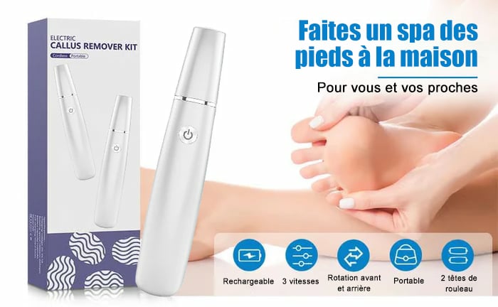 🔥Dernier jour -50 % de réduction - Éliminateur électrique de callosités pour les pieds