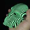 Halloween Decor-3D Printed Luminous Quantum Skull , Glow in The Dark Quantum Skeleton Head