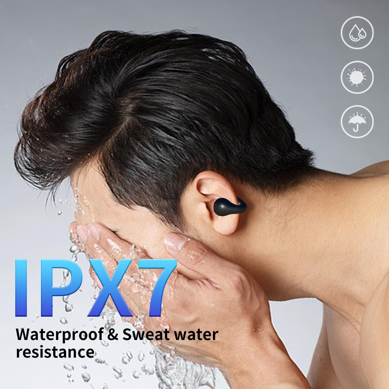 🔥Last Day Promotion 50% OFF💥-🎧Ear Clip Style Bluetooth Translation Headset With Touch Screen